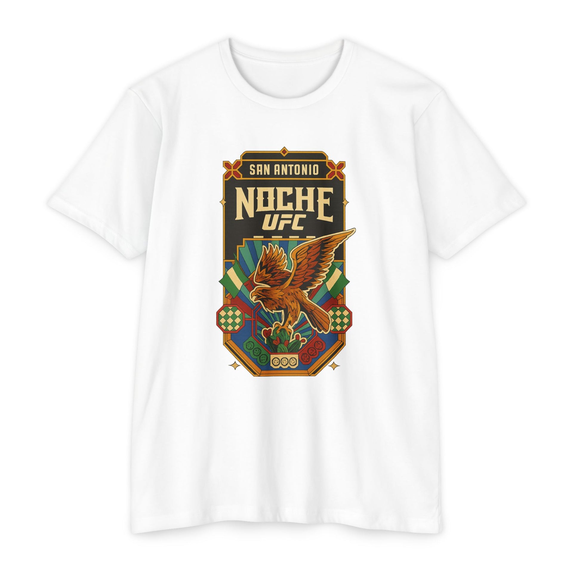 Copy of San Antonio Noche UFC T-Shirt, Sports Fan Tee, MMA Apparel, Gift for Fight Night, Unisex Casual Top
