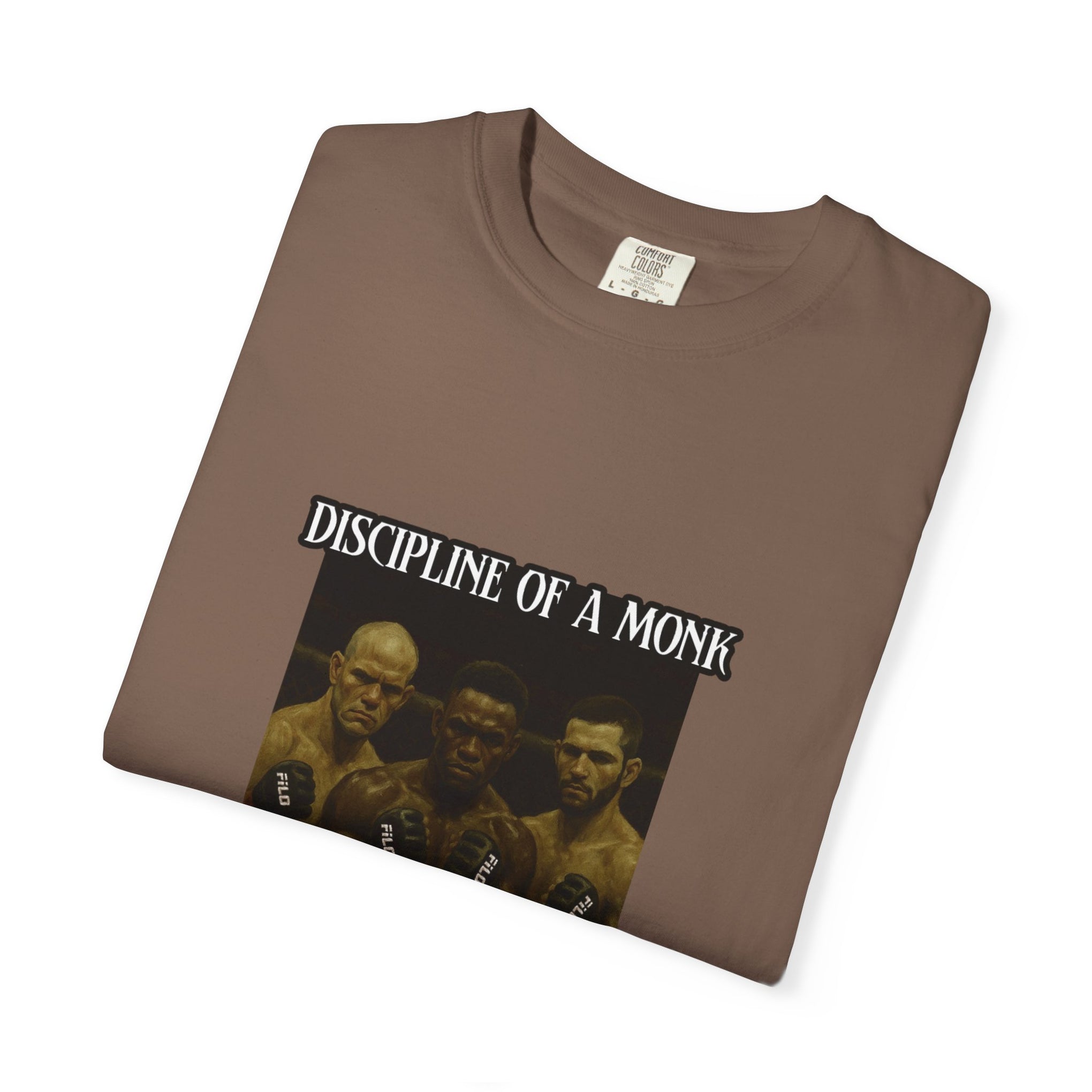 Discipline of a Monk T-Shirt — Vintage Boxing Trio Graphic Tee