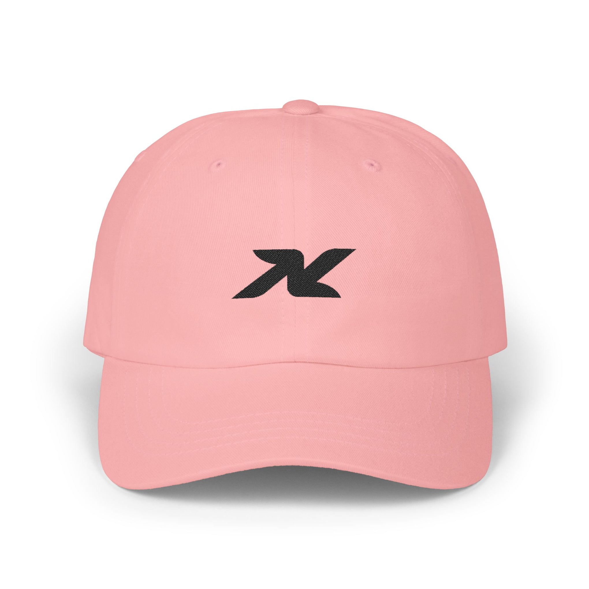 Dad Cap — Minimal Black 'X' Embroidered Logo
