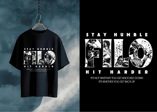 Stay Humble Piló T-Shirt — Graphic Streetwear Tee with 'Stay Humble' Text