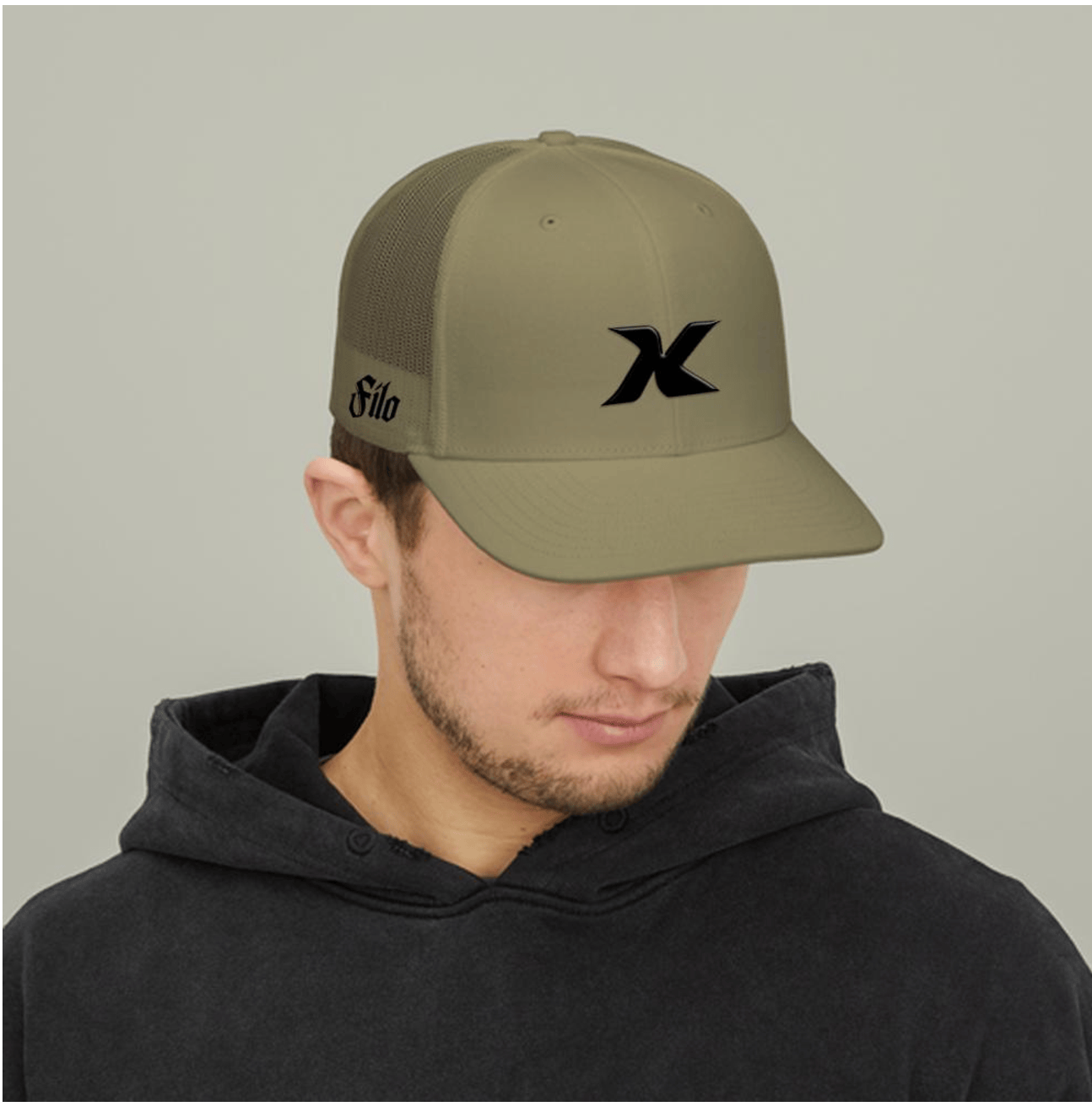 Trucker Cap — Minimal Black Logo Snapback