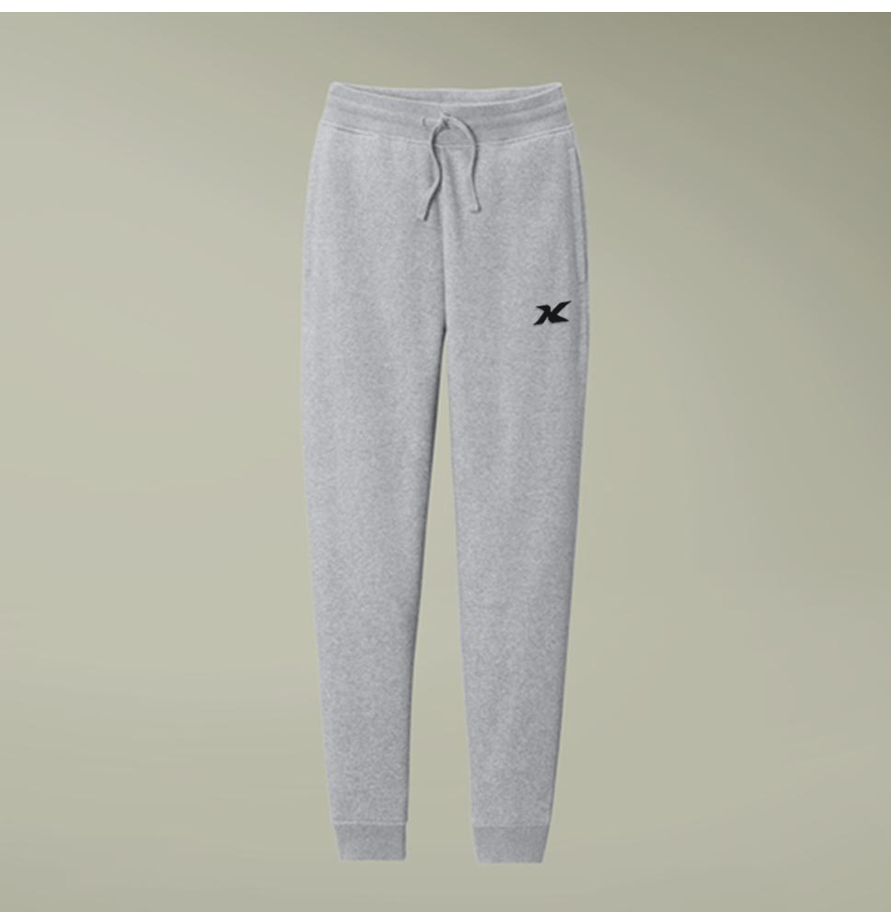 Garment-Dyed Fleece Sweatpants — Minimal Logo Joggers