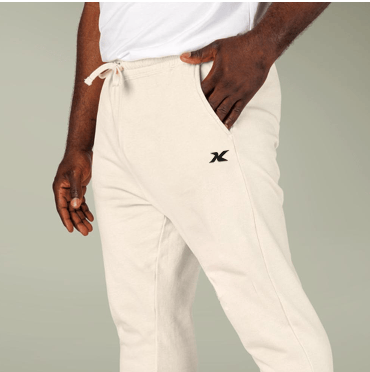 Fleece Sweatpants — Minimalist Olive Drawstring Joggers