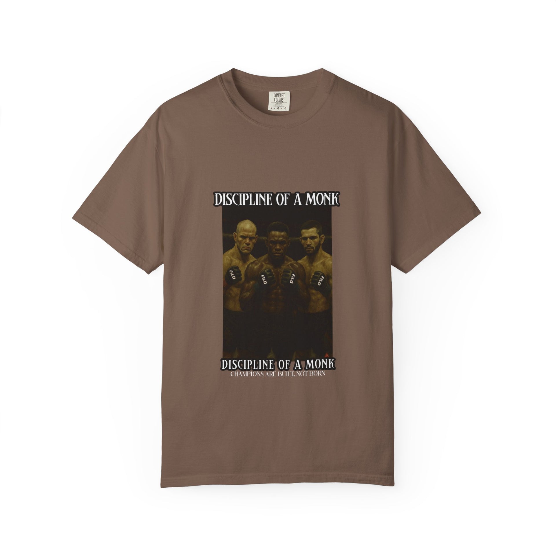 Discipline of a Monk T-Shirt — Vintage Boxing Trio Graphic Tee