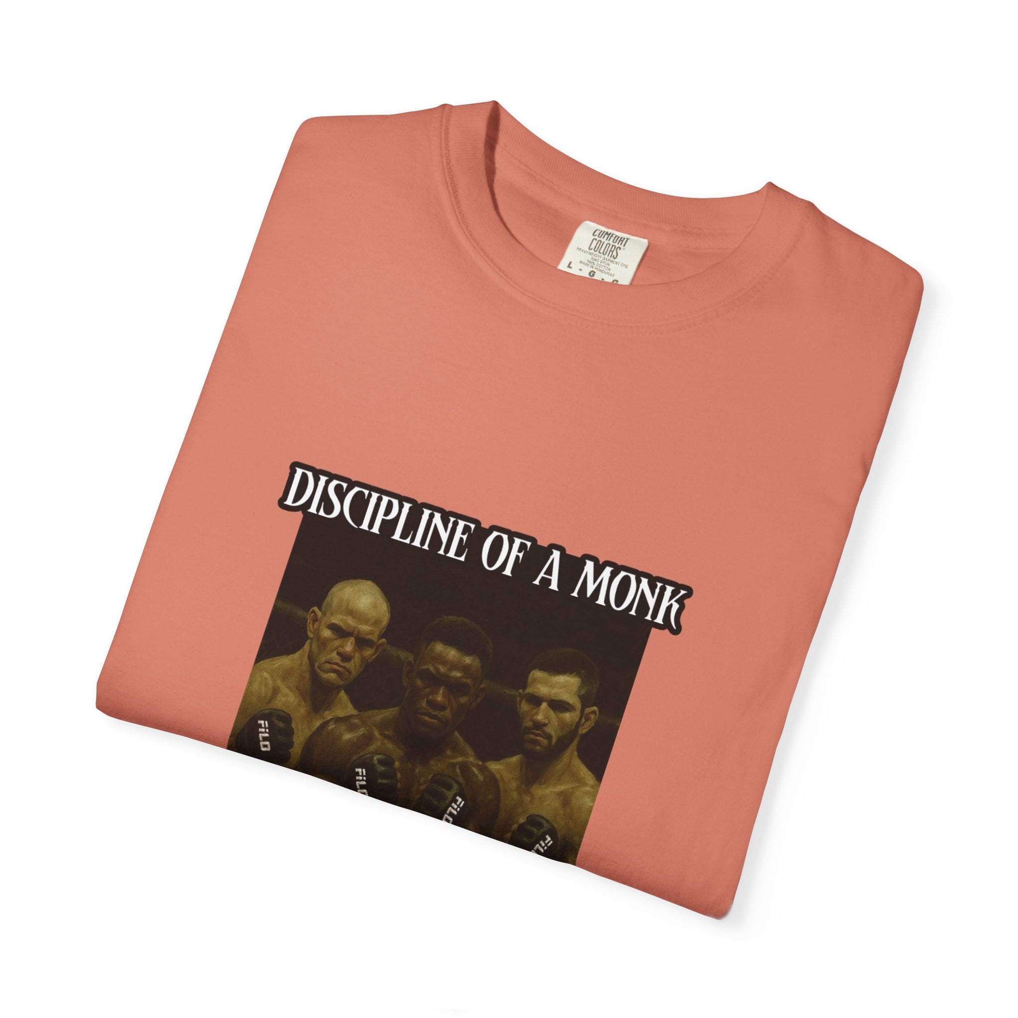 Discipline of a Monk T-Shirt — Vintage Boxing Trio Graphic Tee