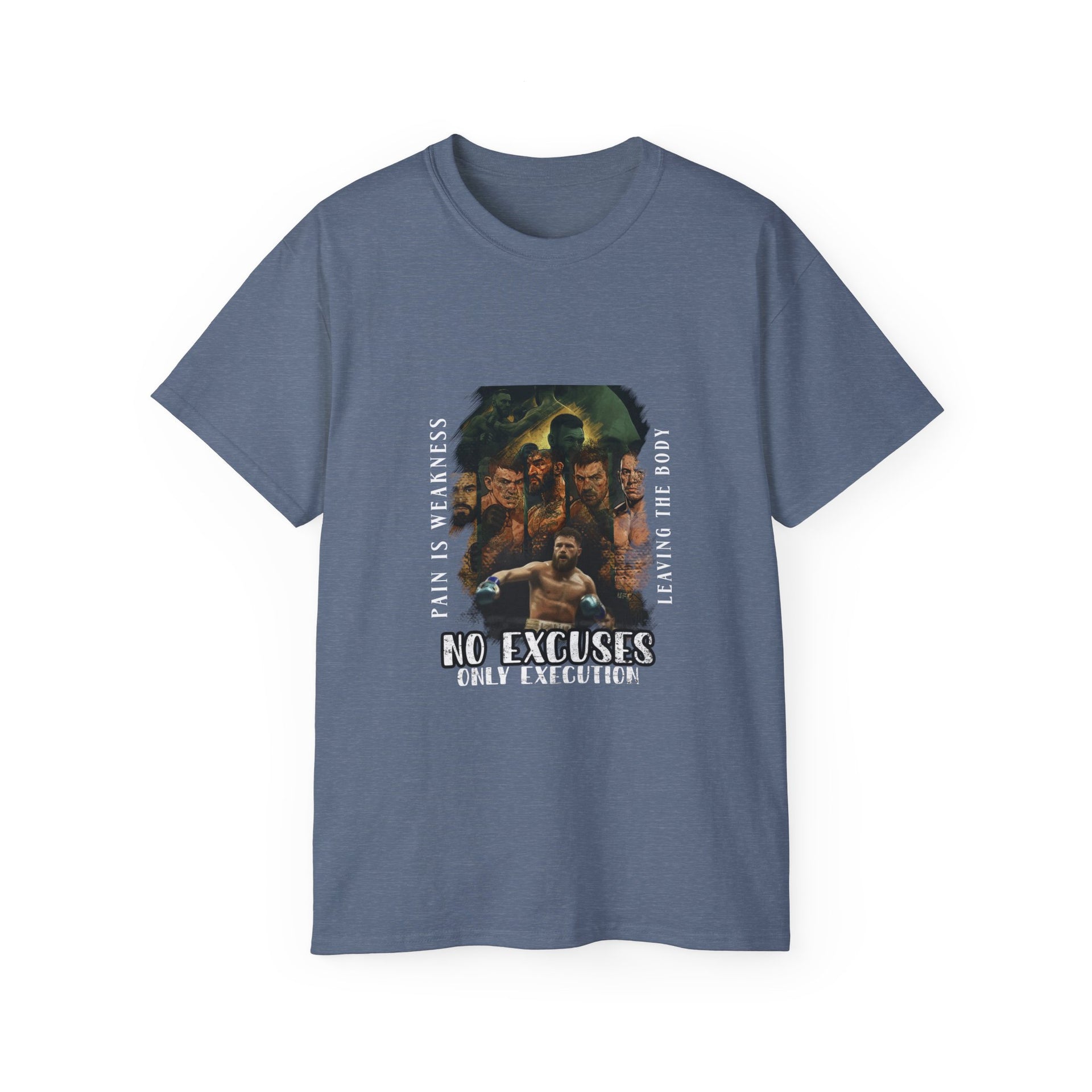No Excuses Tee — Motivational Workout T-Shirt