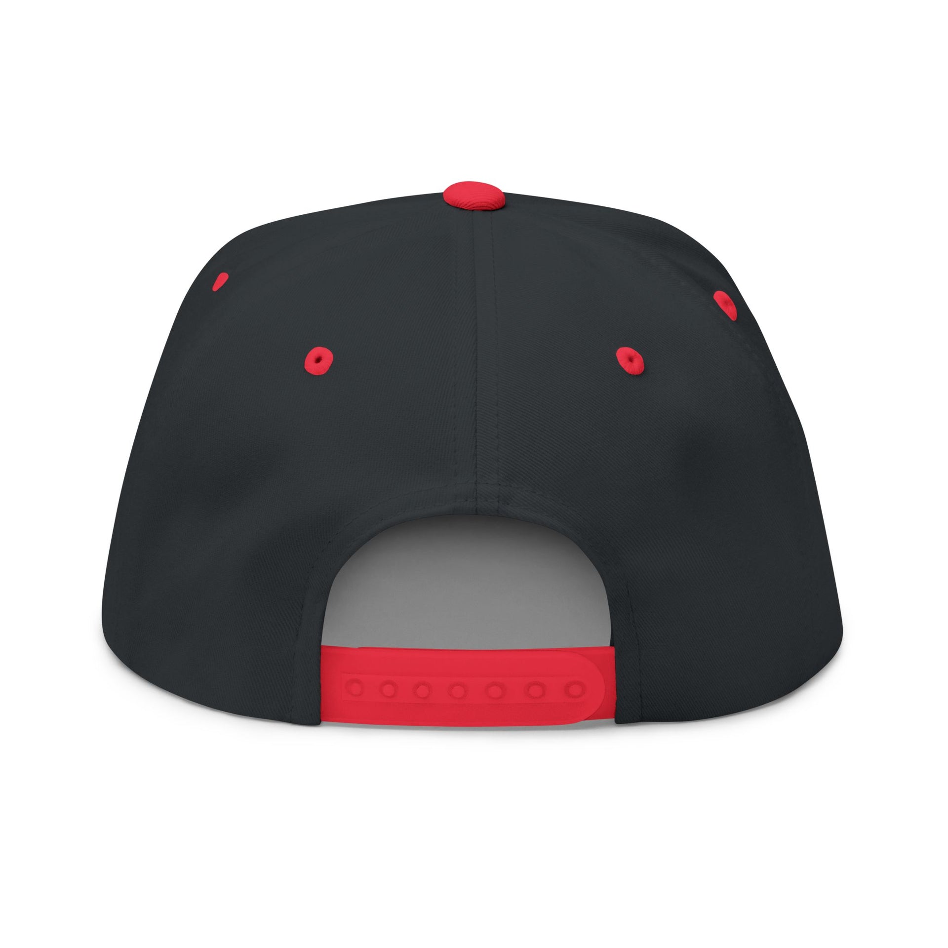 Embroidered Flat Bill Cap — Gothic 'Filo' Logo Snapback
