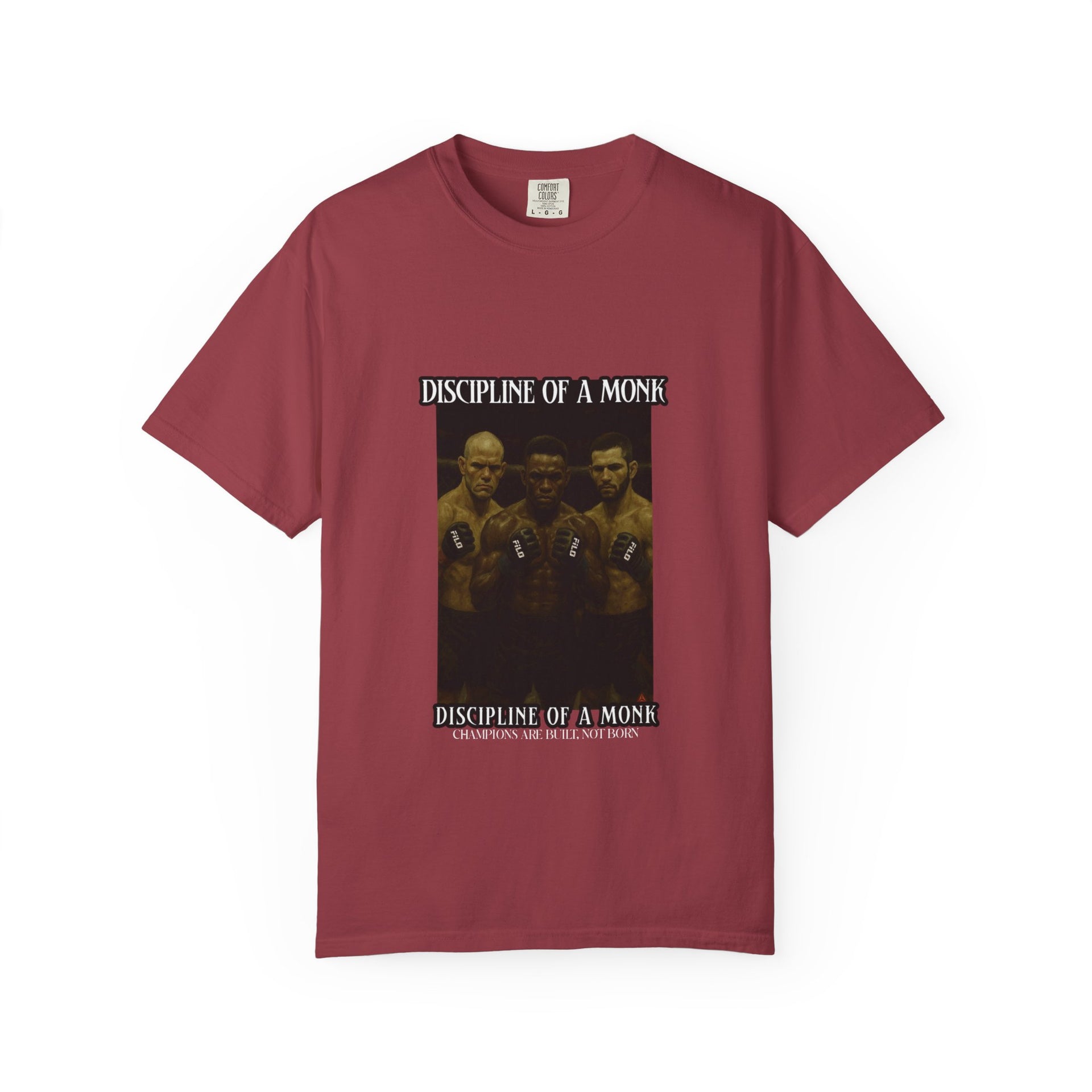 Discipline of a Monk T-Shirt — Vintage Boxing Trio Graphic Tee